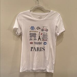 J. Crew White Collector Tee